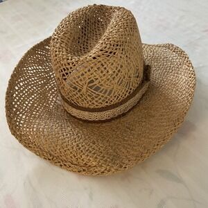 Mens Resistol Stagecoach Long Oval Western Straw Hat